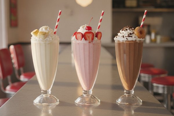 Calories d'un milkshake : McDo, Quick, maison — le comparatif