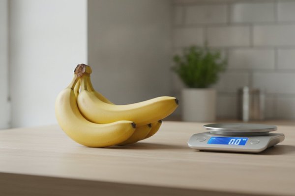 Combien pèse une banane ?