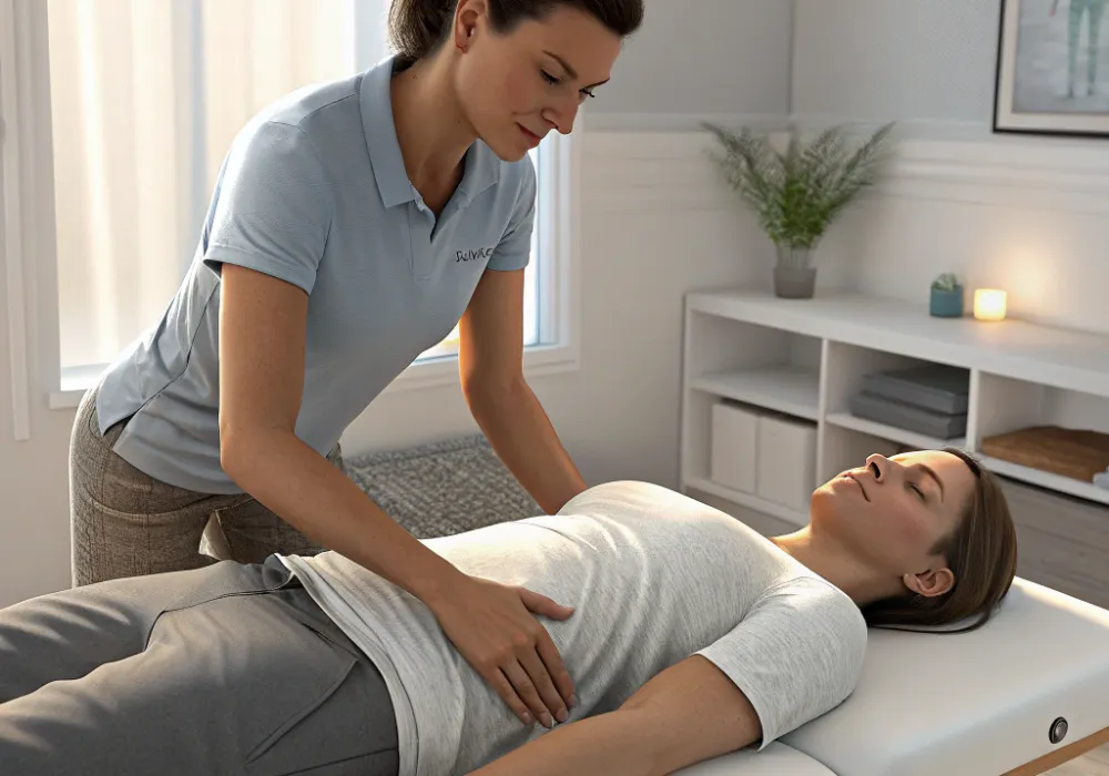 La synergie massage-portage pour un transit harmonieux