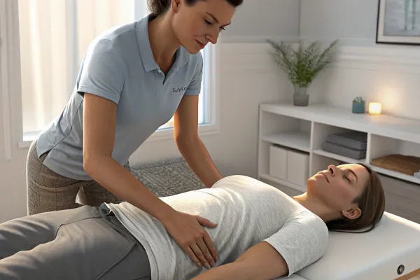 La synergie massage-portage pour un transit harmonieux