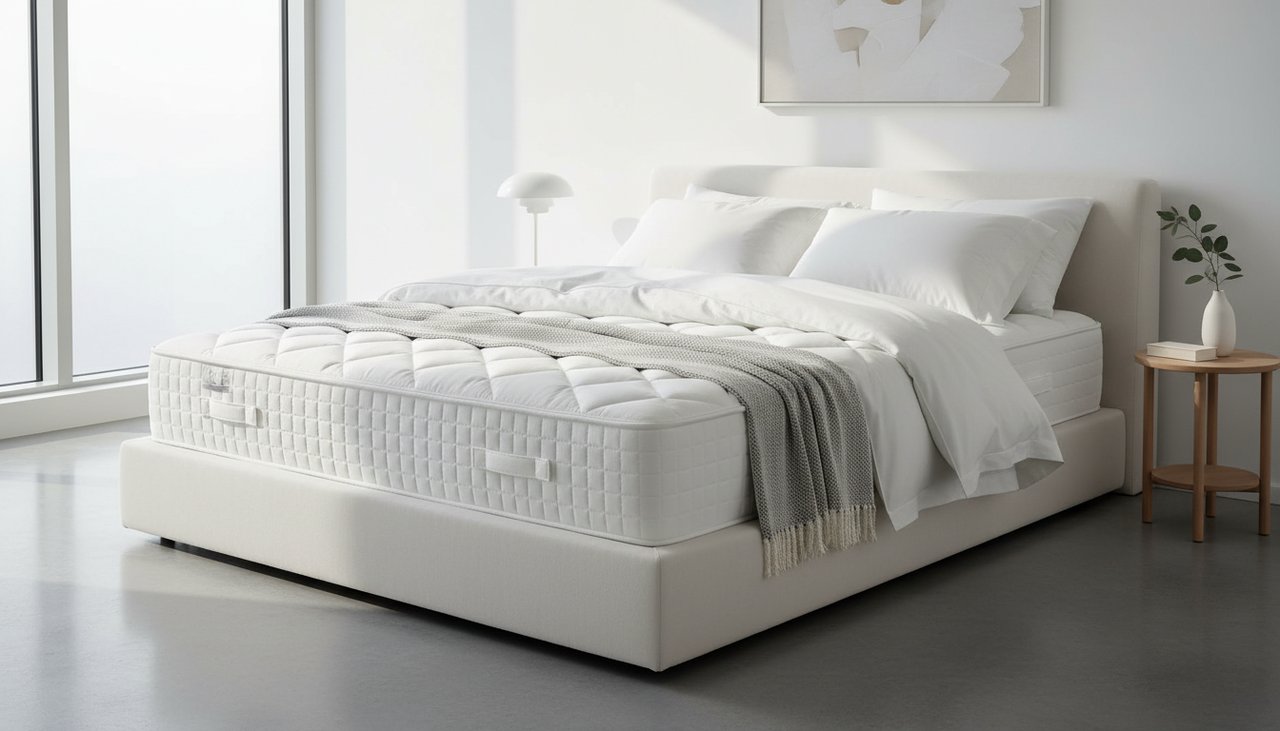 Matelas Mont Blanc premium en chambre lumineuse